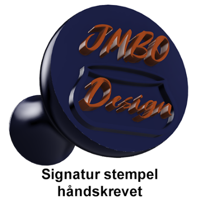 Billede af Signatur Stempel - Håndskrevet
