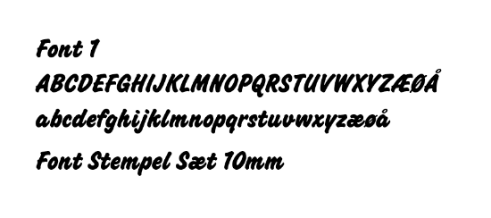 Billede af Personlige Tekststempler –L 15-19mm  - Multiline/1-4 linjer